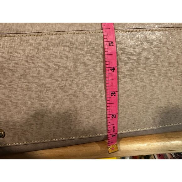 Dooney & Bourke Saffiano Miller Shopper Tote Bag in Oyster EUC - Picture 8 of 9